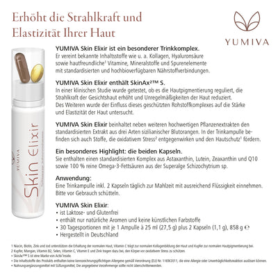 YUMIVA Skin Elixir: Kollagen-Komplex Trinkampullen